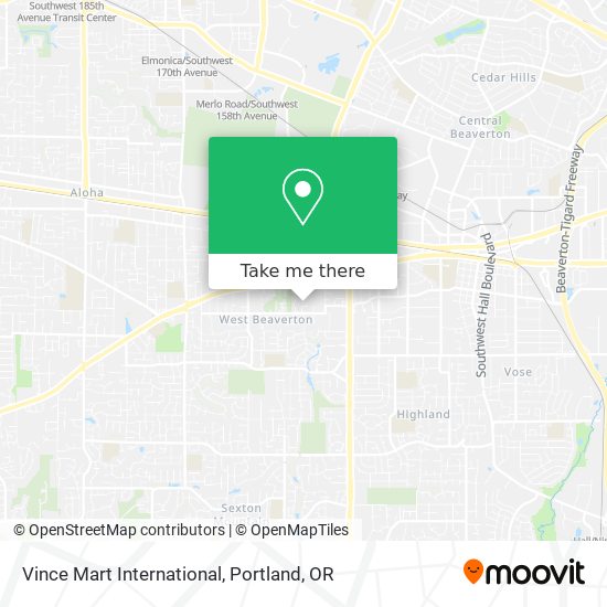 Mapa de Vince Mart International