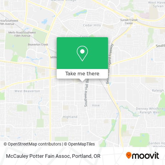 McCauley Potter Fain Assoc map