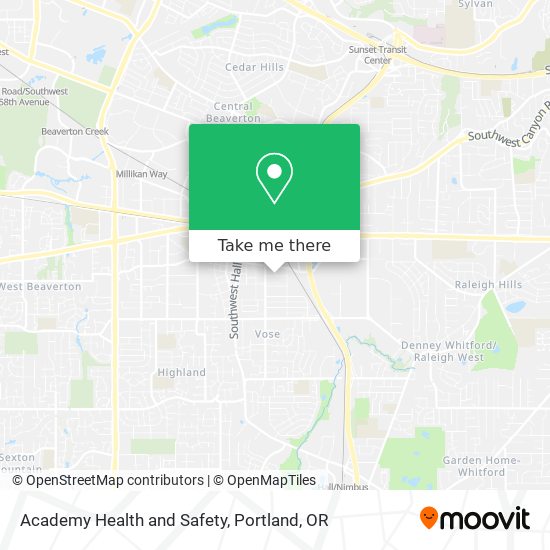 Mapa de Academy Health and Safety