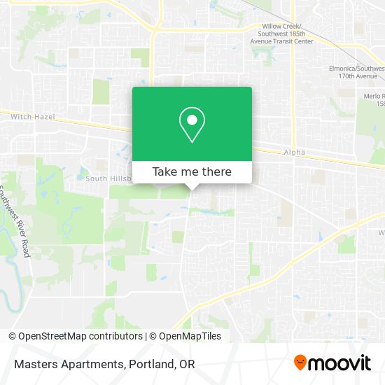 Masters Apartments map