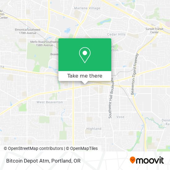 Mapa de Bitcoin Depot Atm