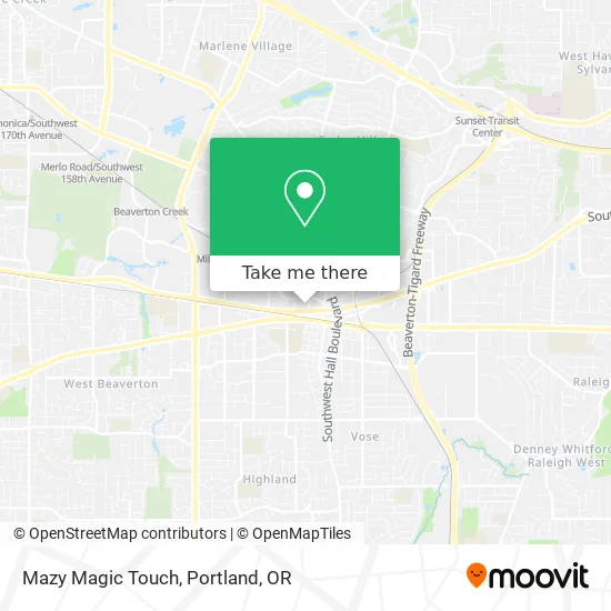 Mazy Magic Touch map