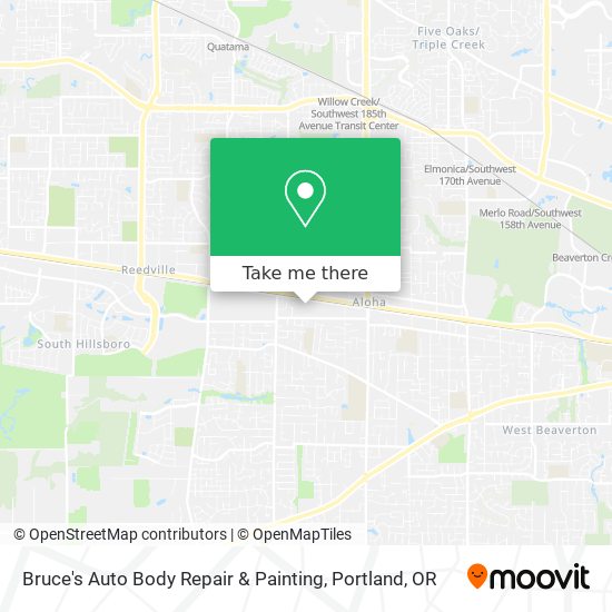 Mapa de Bruce's Auto Body Repair & Painting