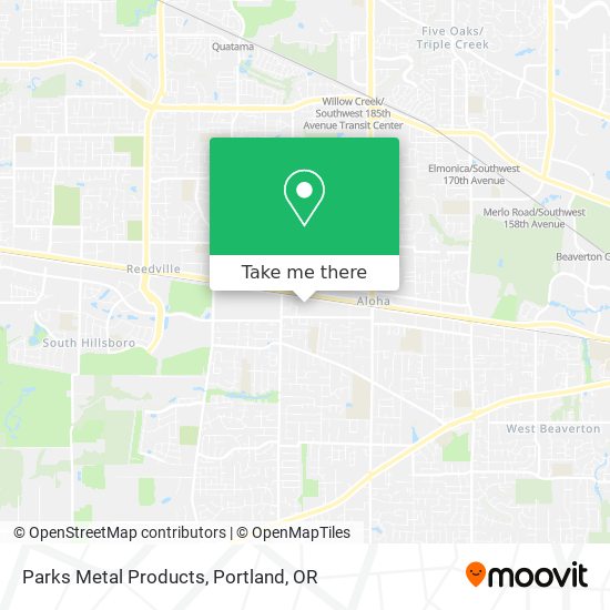 Parks Metal Products map