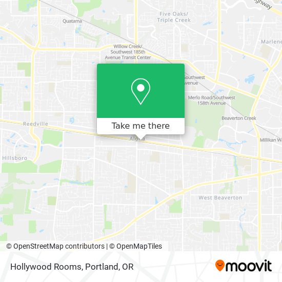 Hollywood Rooms map