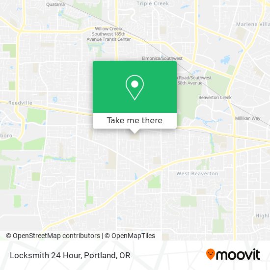 Mapa de Locksmith 24 Hour