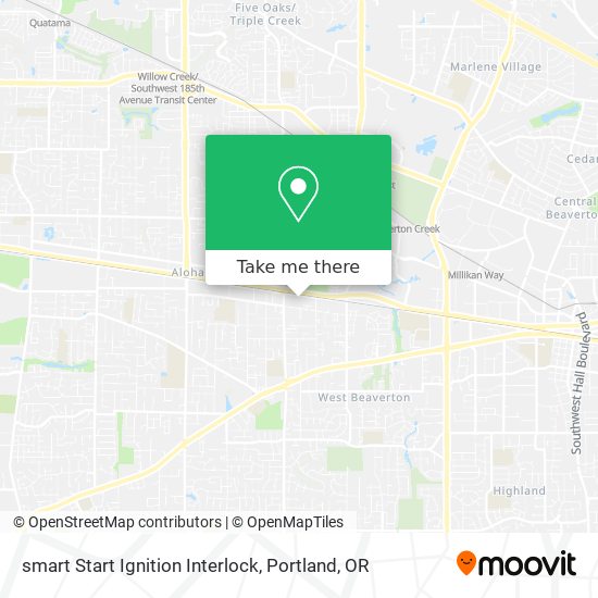 Mapa de smart Start Ignition Interlock