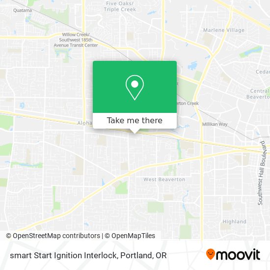 smart Start Ignition Interlock map