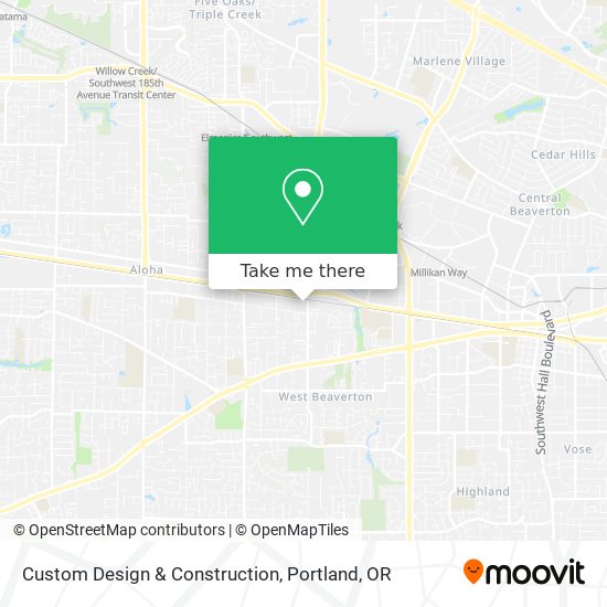 Mapa de Custom Design & Construction