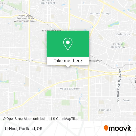 U-Haul map