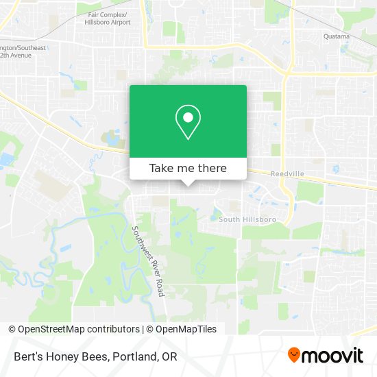 Bert's Honey Bees map