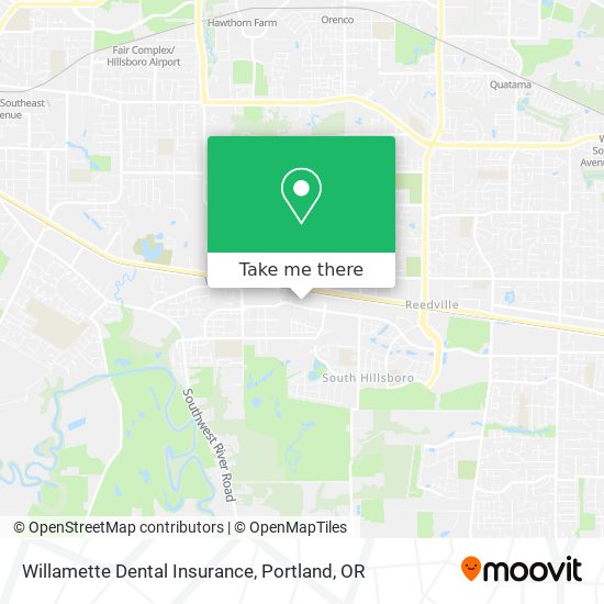 Mapa de Willamette Dental Insurance