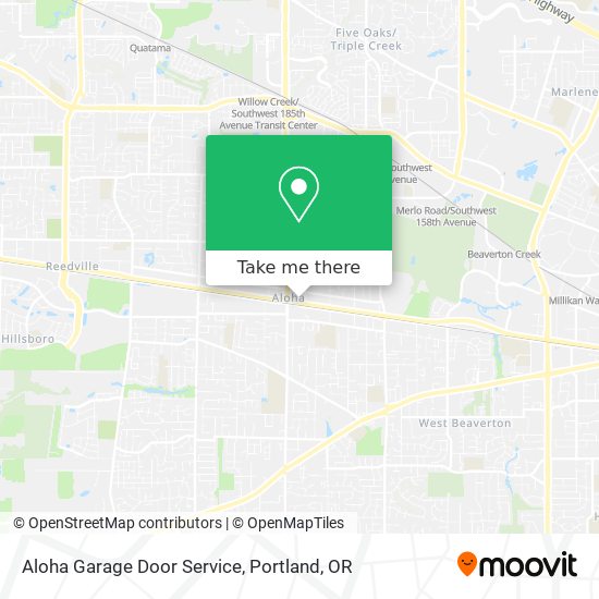 Aloha Garage Door Service map