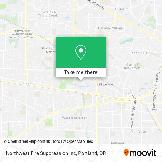 Mapa de Northwest Fire Suppression Inc