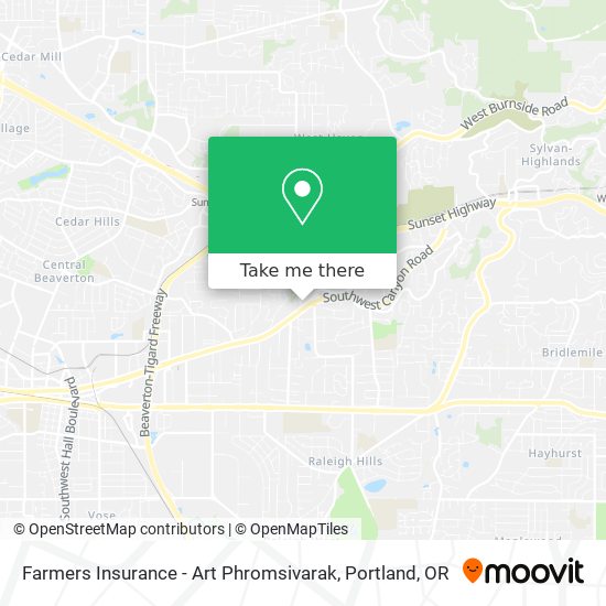 Mapa de Farmers Insurance - Art Phromsivarak