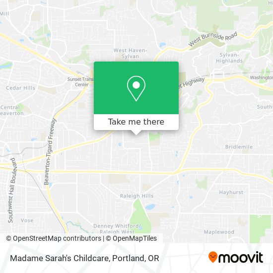 Madame Sarah's Childcare map