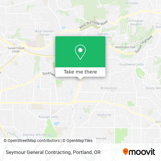 Seymour General Contracting map