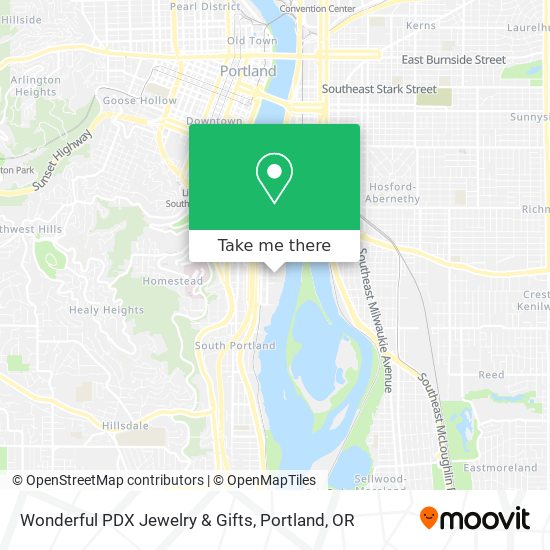 Mapa de Wonderful PDX Jewelry & Gifts