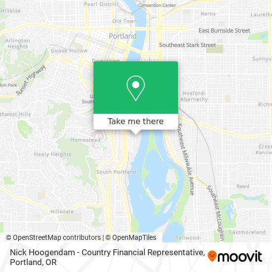 Mapa de Nick Hoogendam - Country Financial Representative