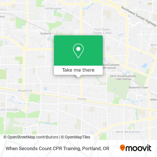 When Seconds Count CPR Training map