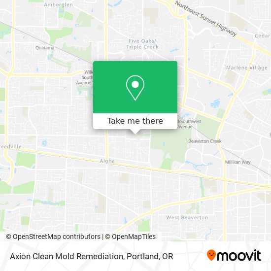 Axion Clean Mold Remediation map