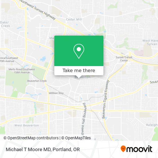 Mapa de Michael T Moore MD