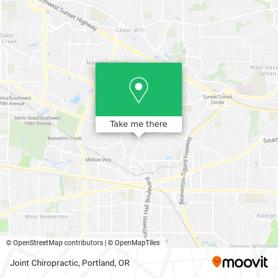 Joint Chiropractic map