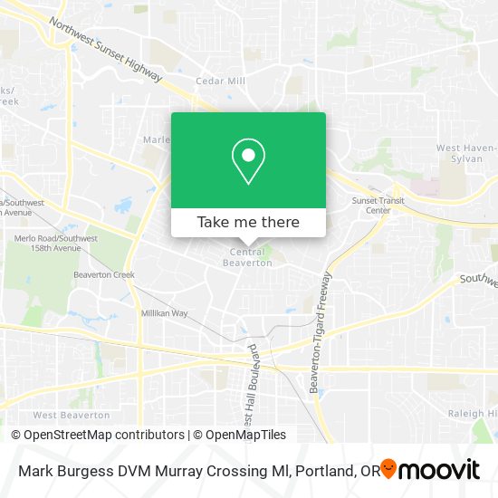 Mark Burgess DVM Murray Crossing Ml map