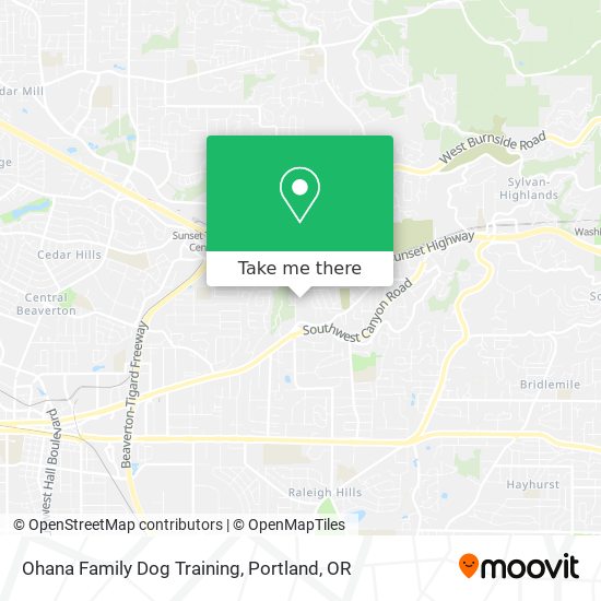 Mapa de Ohana Family Dog Training