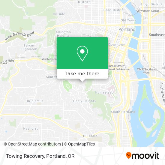 Towing Recovery map