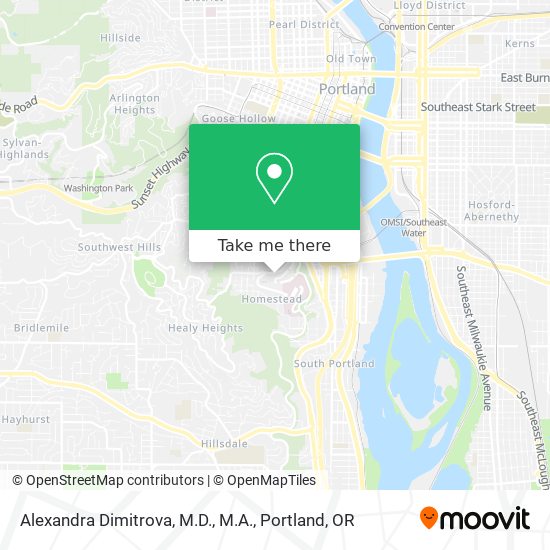 Alexandra Dimitrova, M.D., M.A. map