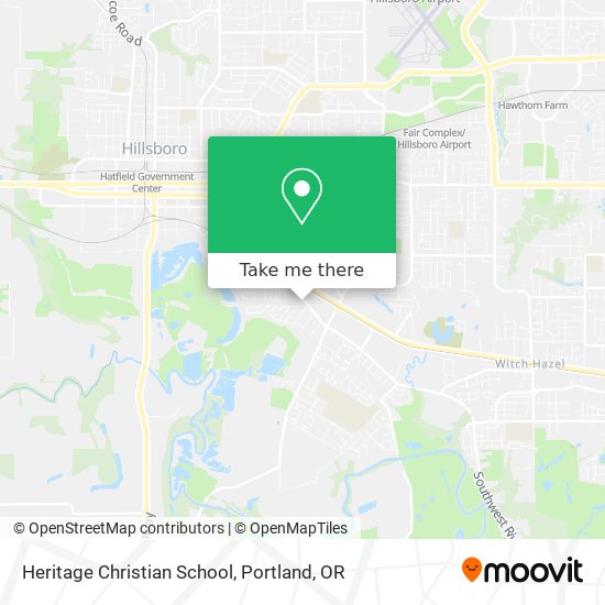 Heritage Christian School map