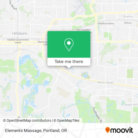 Elements Massage map