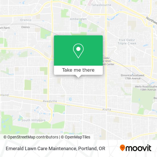 Emerald Lawn Care Maintenance map