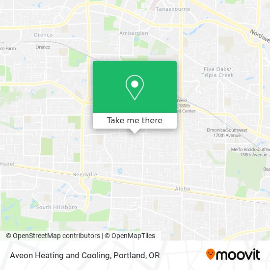 Mapa de Aveon Heating and Cooling