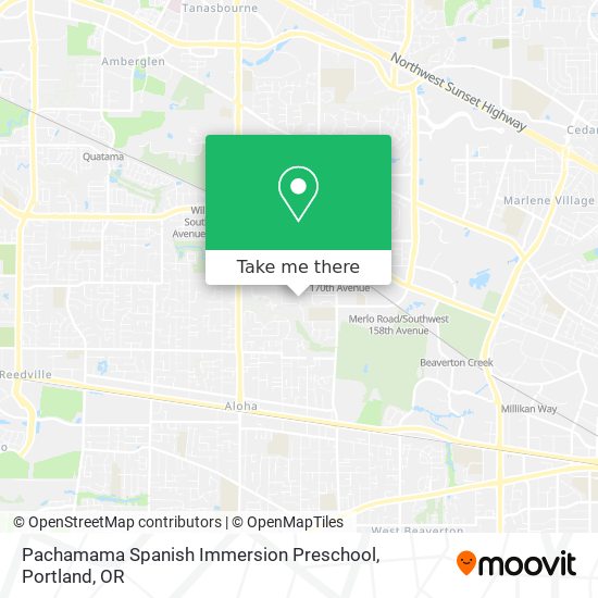 Mapa de Pachamama Spanish Immersion Preschool