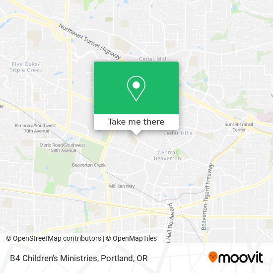 B4 Children's Ministries map