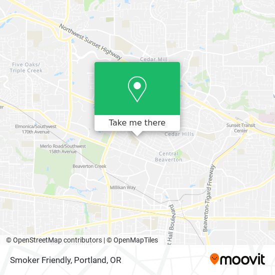 Smoker Friendly map