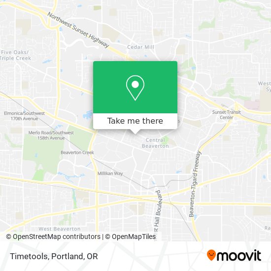 Mapa de Timetools