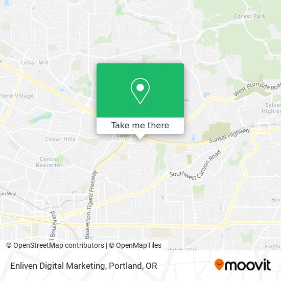 Enliven Digital Marketing map