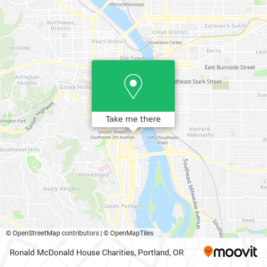 Ronald McDonald House Charities map