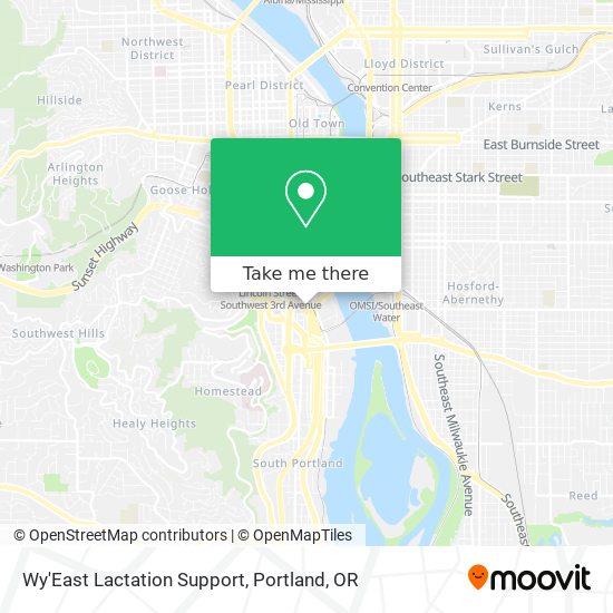Wy'East Lactation Support map