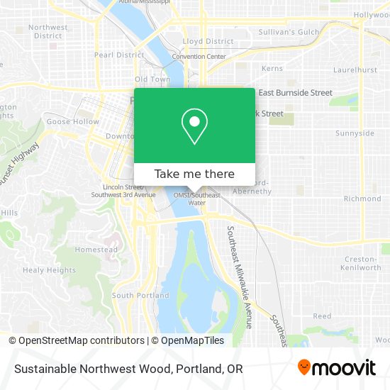 Sustainable Northwest Wood map