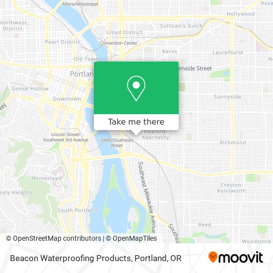 Beacon Waterproofing Products map