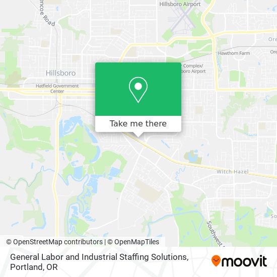 General Labor and Industrial Staffing Solutions map