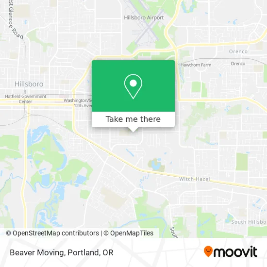 Beaver Moving map