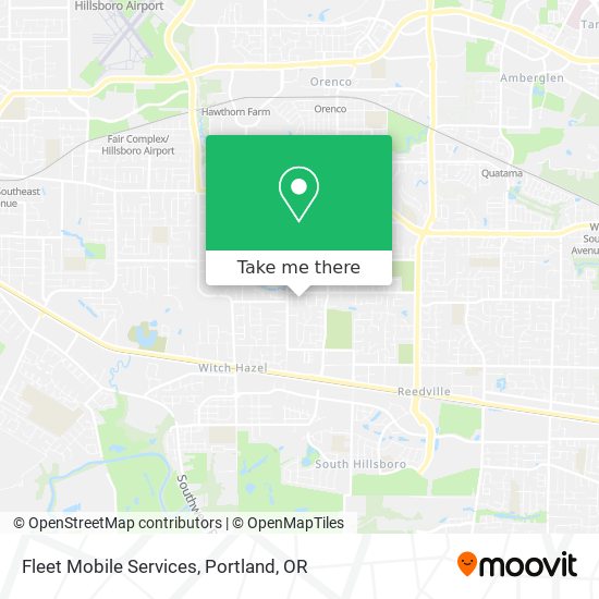 Fleet Mobile Services map