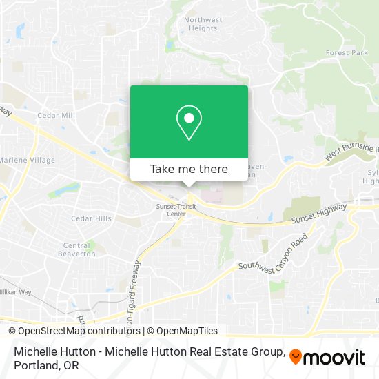 Michelle Hutton - Michelle Hutton Real Estate Group map