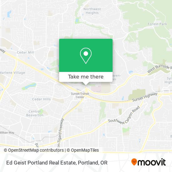 Ed Geist Portland Real Estate map
