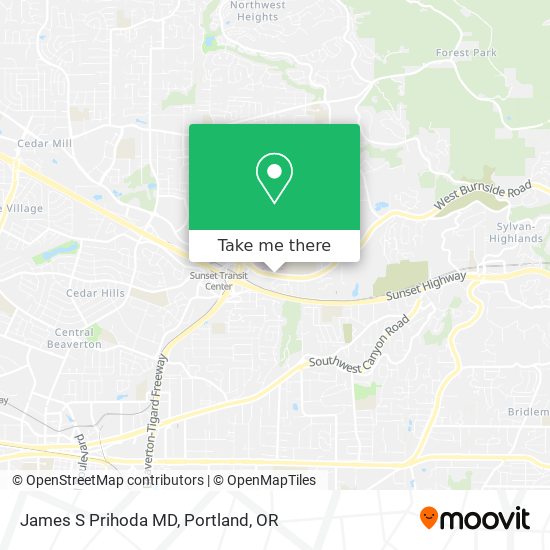 James S Prihoda MD map
